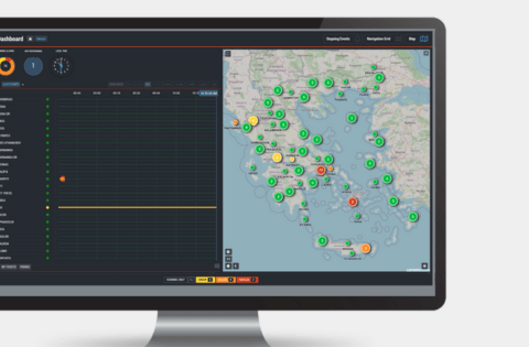 Kybio NMS - Digea dashboard DTT services monitoring